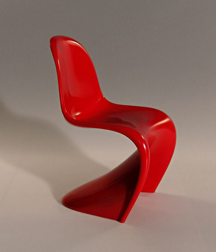 Chaise Panton du designer Verner Panton